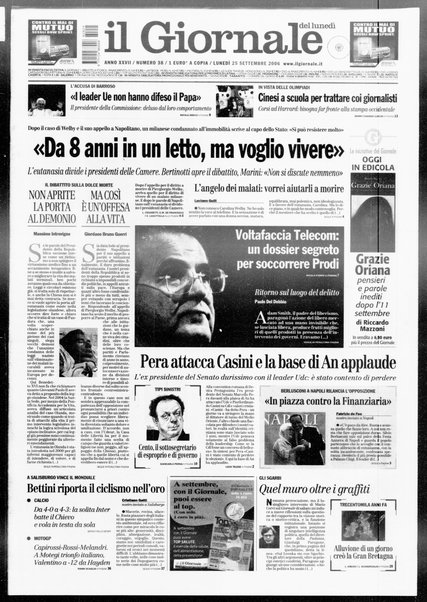 Il giornale del lunedi